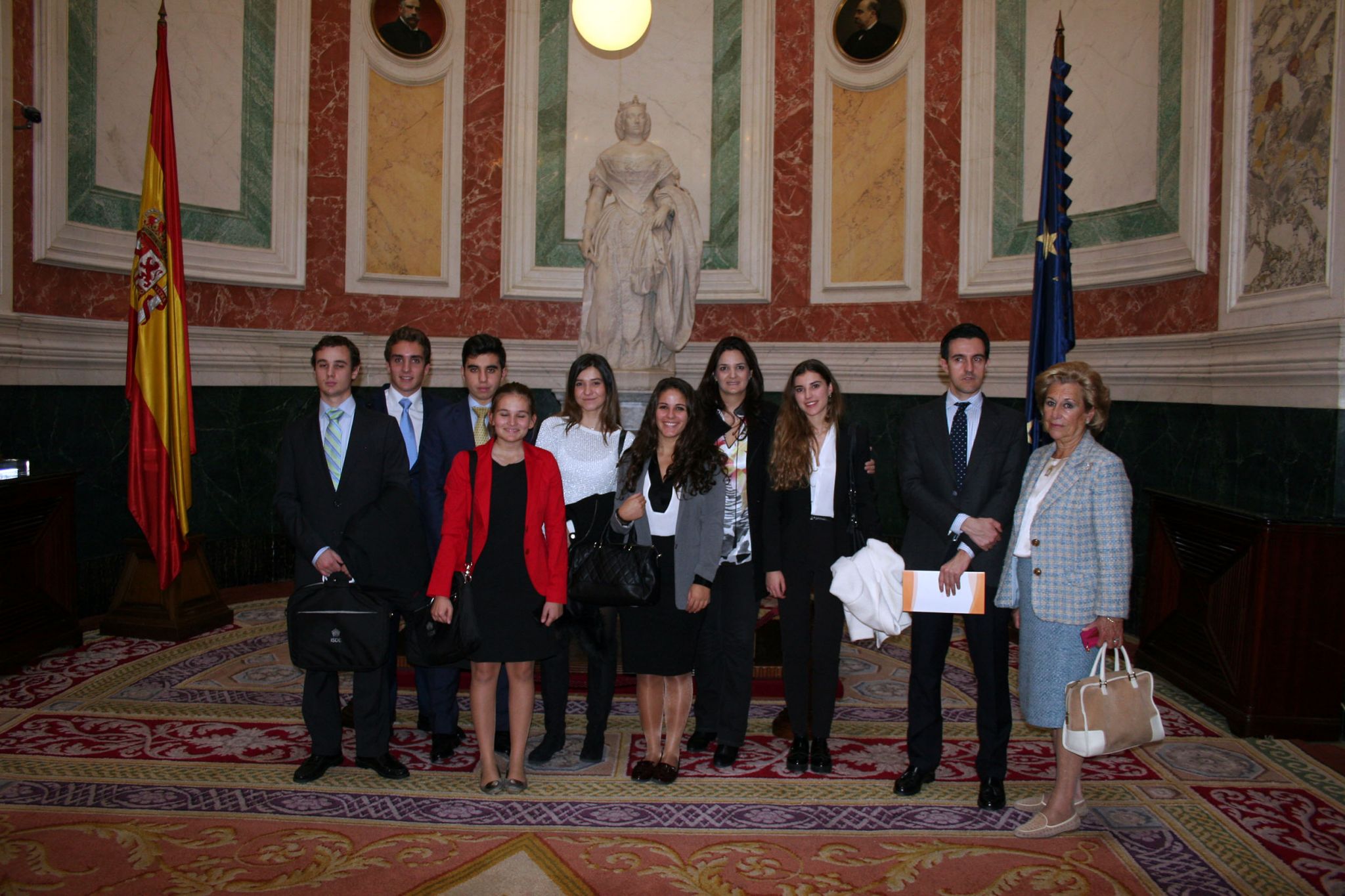 Los alumnos de ISDE Grado visitan el Congreso de los Diputados