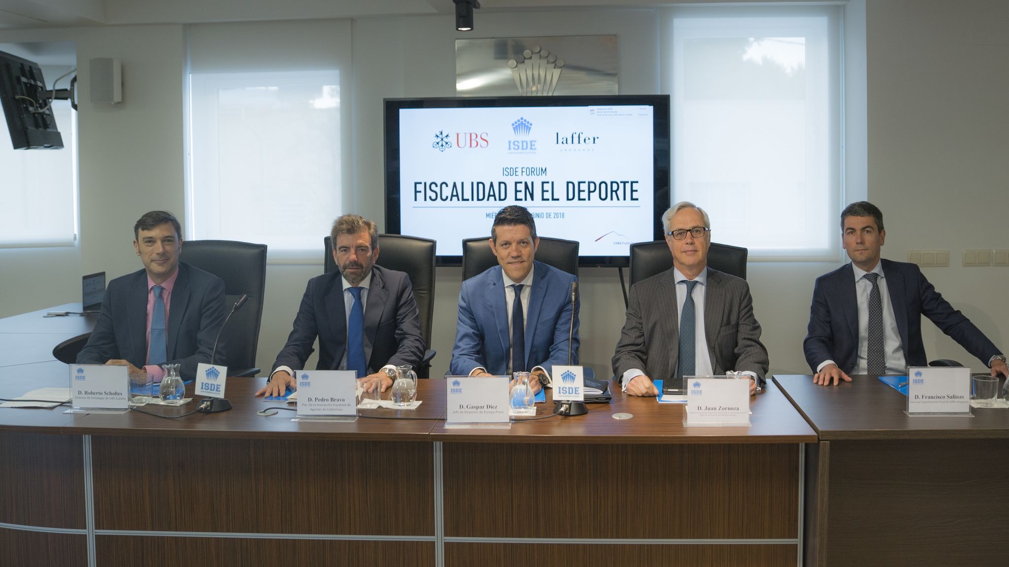 isde  mesa presidencial fiscalidad en el deporte