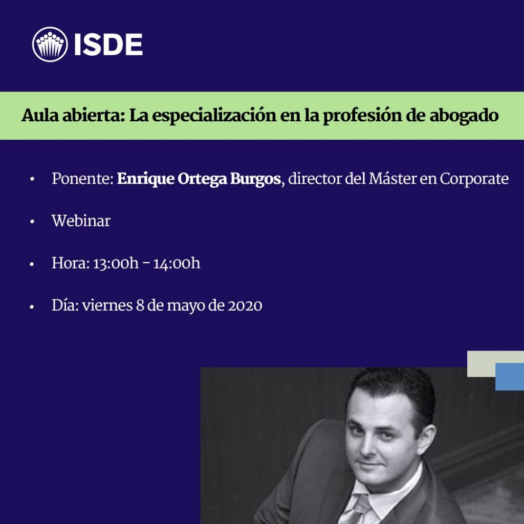 ISDE Cartel Enrique Ortega